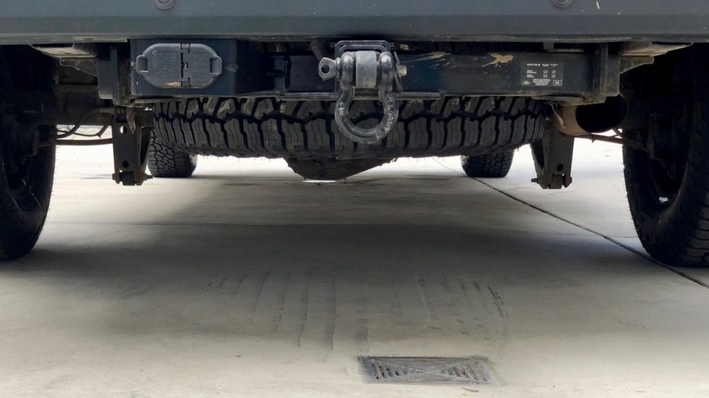 Spare Tire Ground Clearance